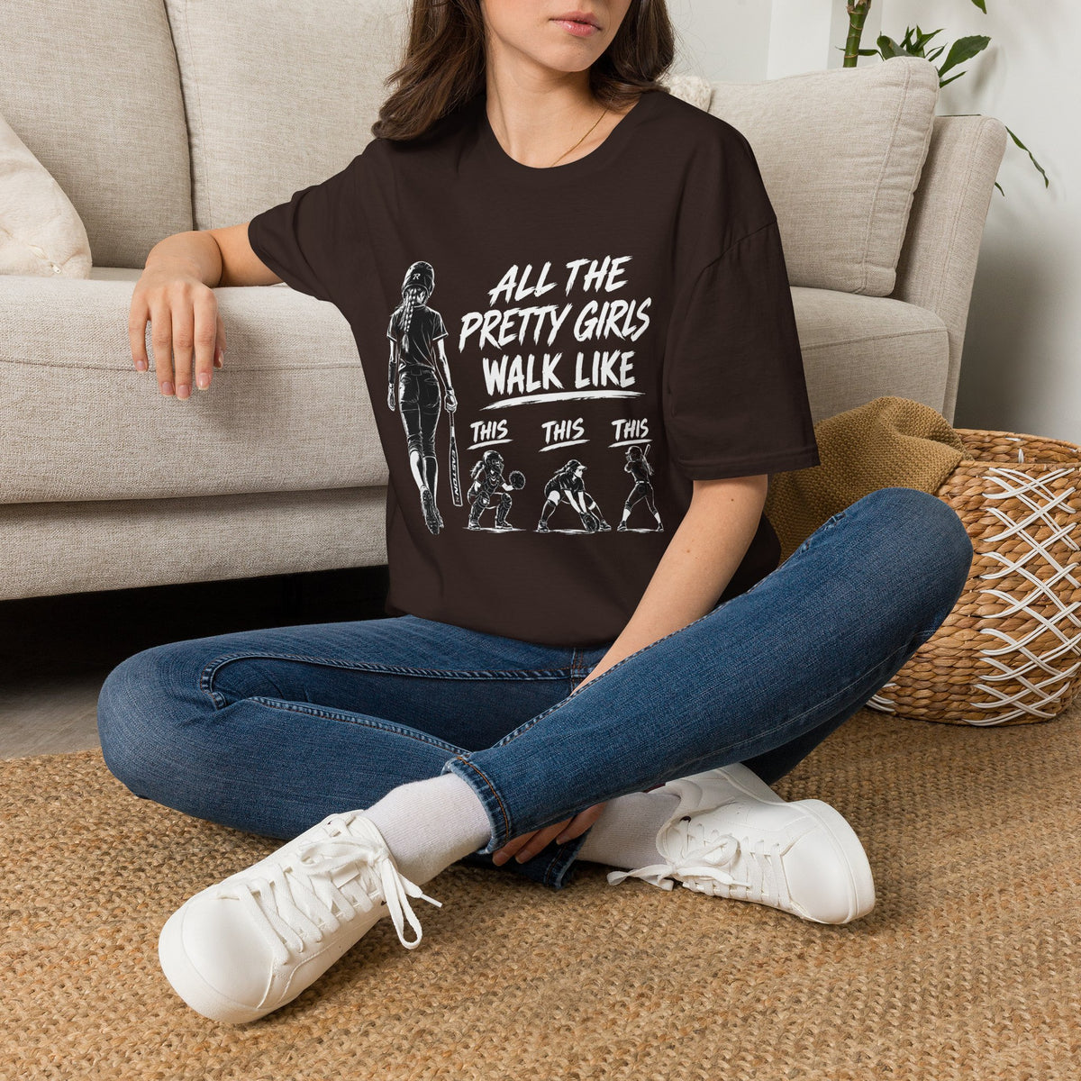 All The Pretty Girls Walk Like This T-Shirt — Funny Girls Graphic Tee