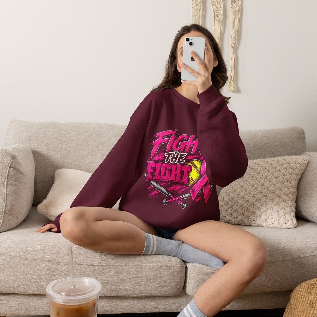 Fight the Fight Breast Cancer Awareness Sweatshirt