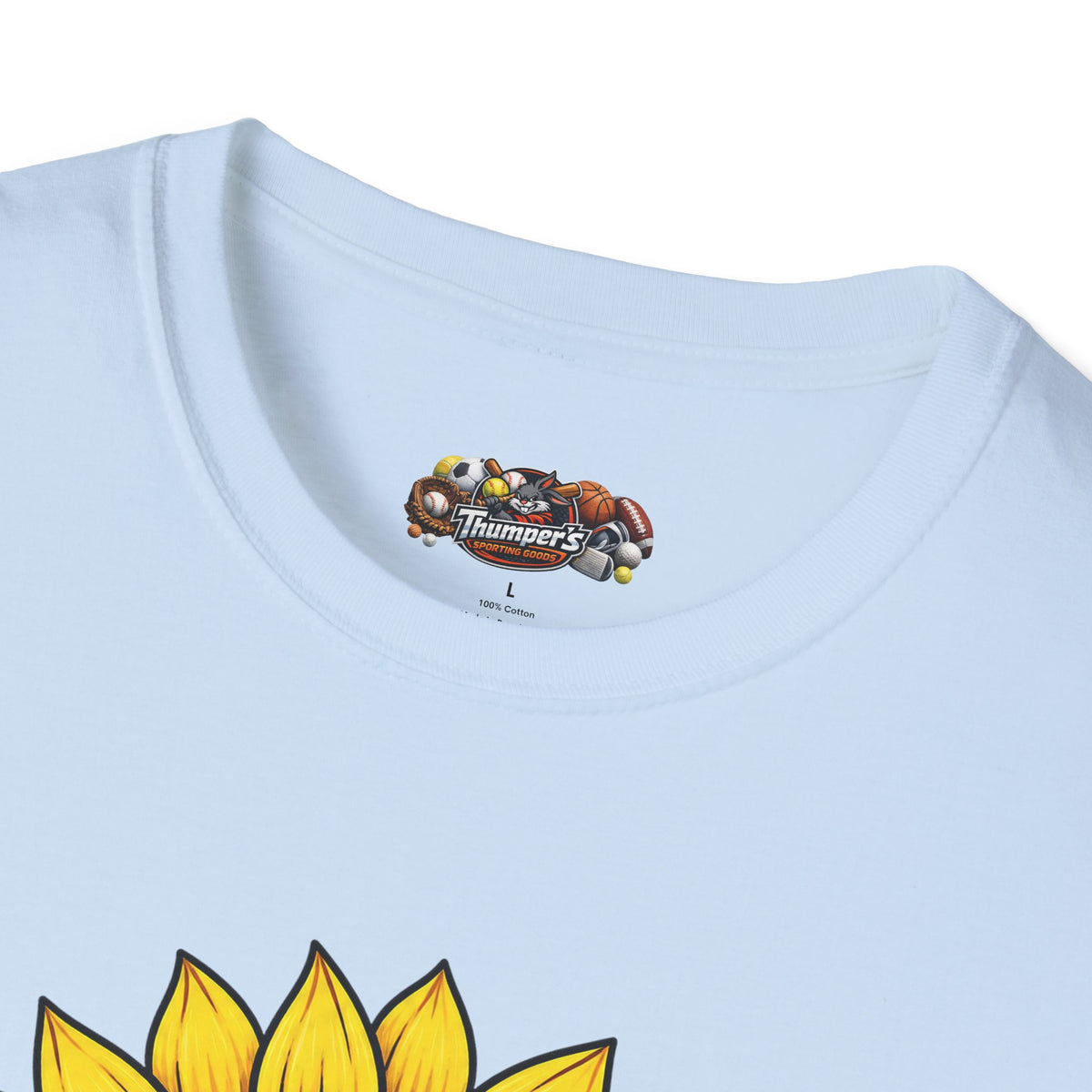 Softball Mom T-Shirt — Sunflower Softball Graphic Tee for Softball Moms