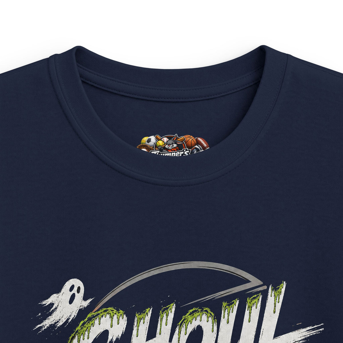 Kids Tee — "Ghoul Squad" Halloween Soccer Ghosts Shirt