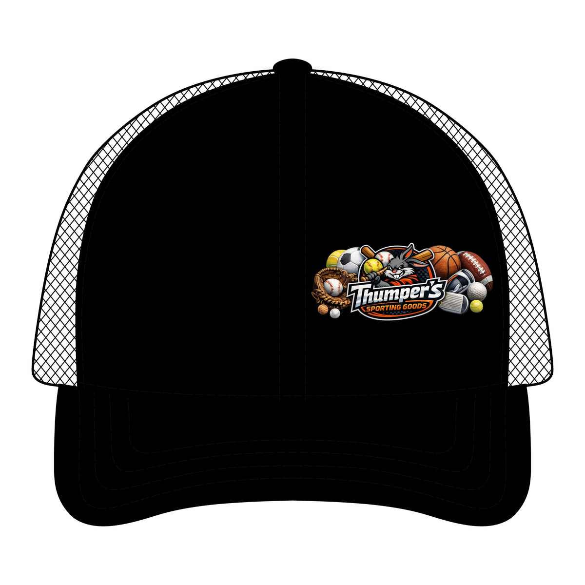 FlexFit Mesh Cap with Sports Logo
