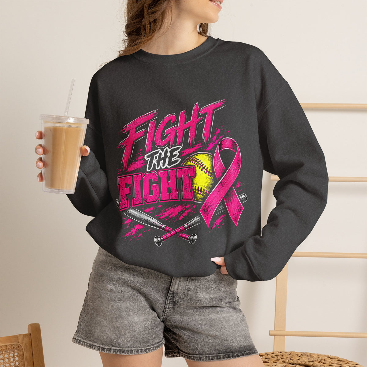 Fight the Fight Breast Cancer Awareness Sweatshirt