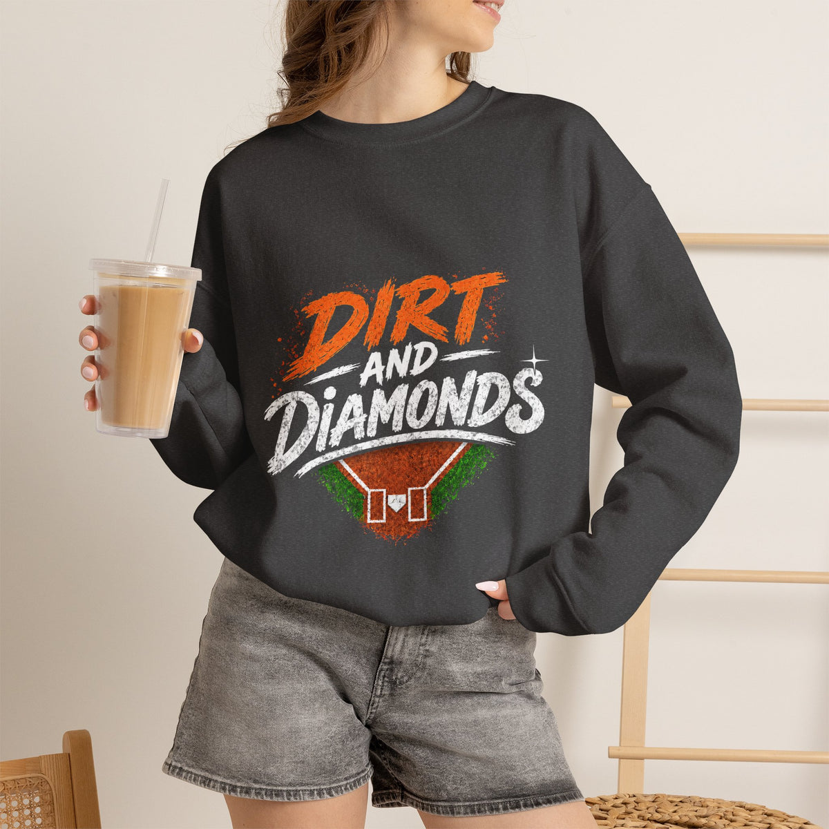Dirt and Diamonds Crewneck Sweatshirt