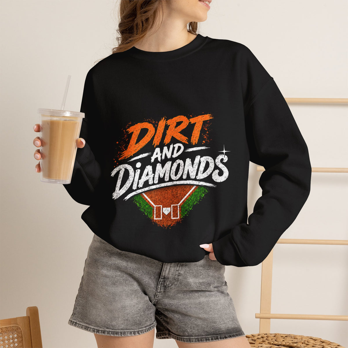Dirt and Diamonds Crewneck Sweatshirt