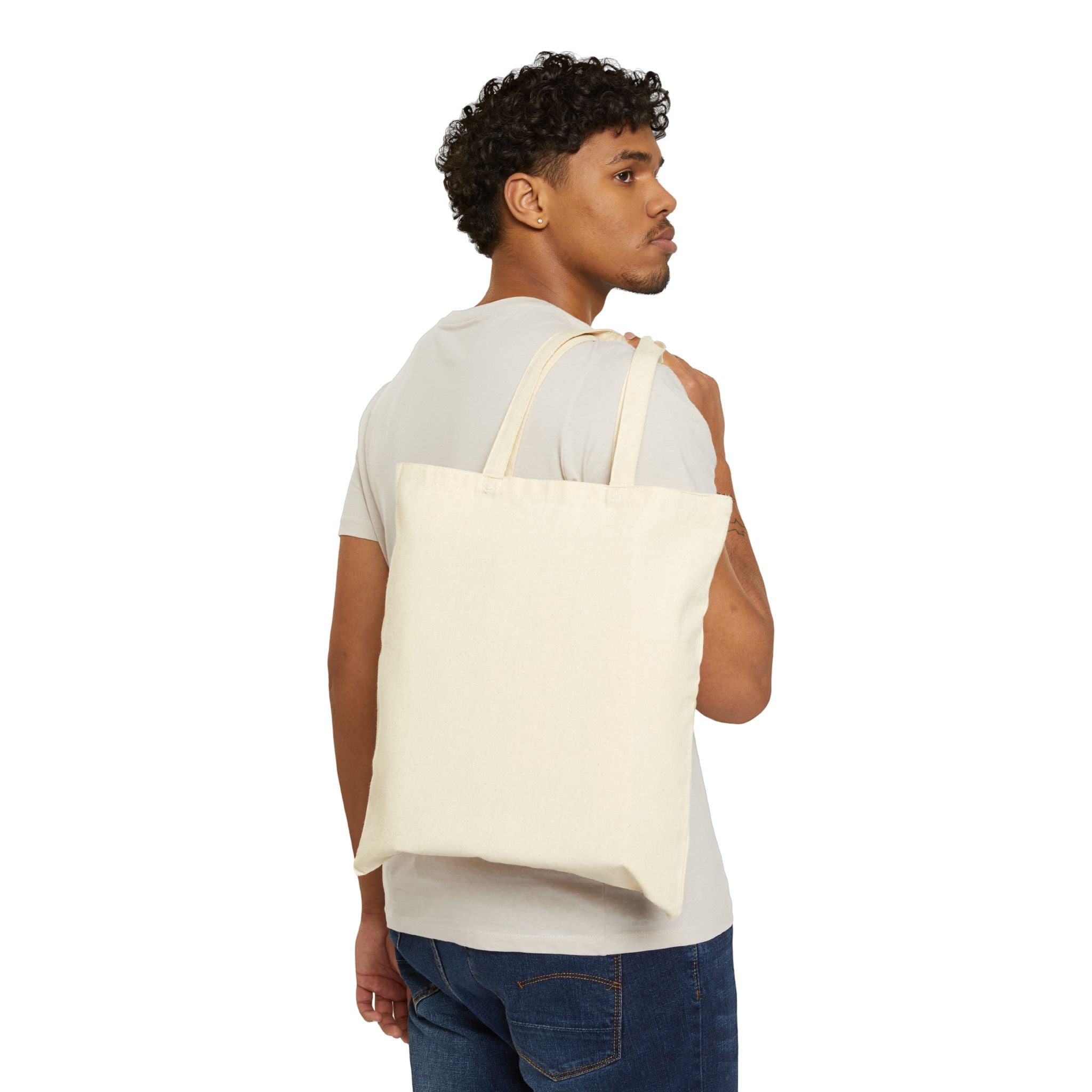 Baseball/Softball Tote Bag – "If Fast Pitch Was Easy They'd Call It Baseball" Cotton Canvas Tote