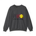 Peace Love Softball Crewneck Sweatshirt