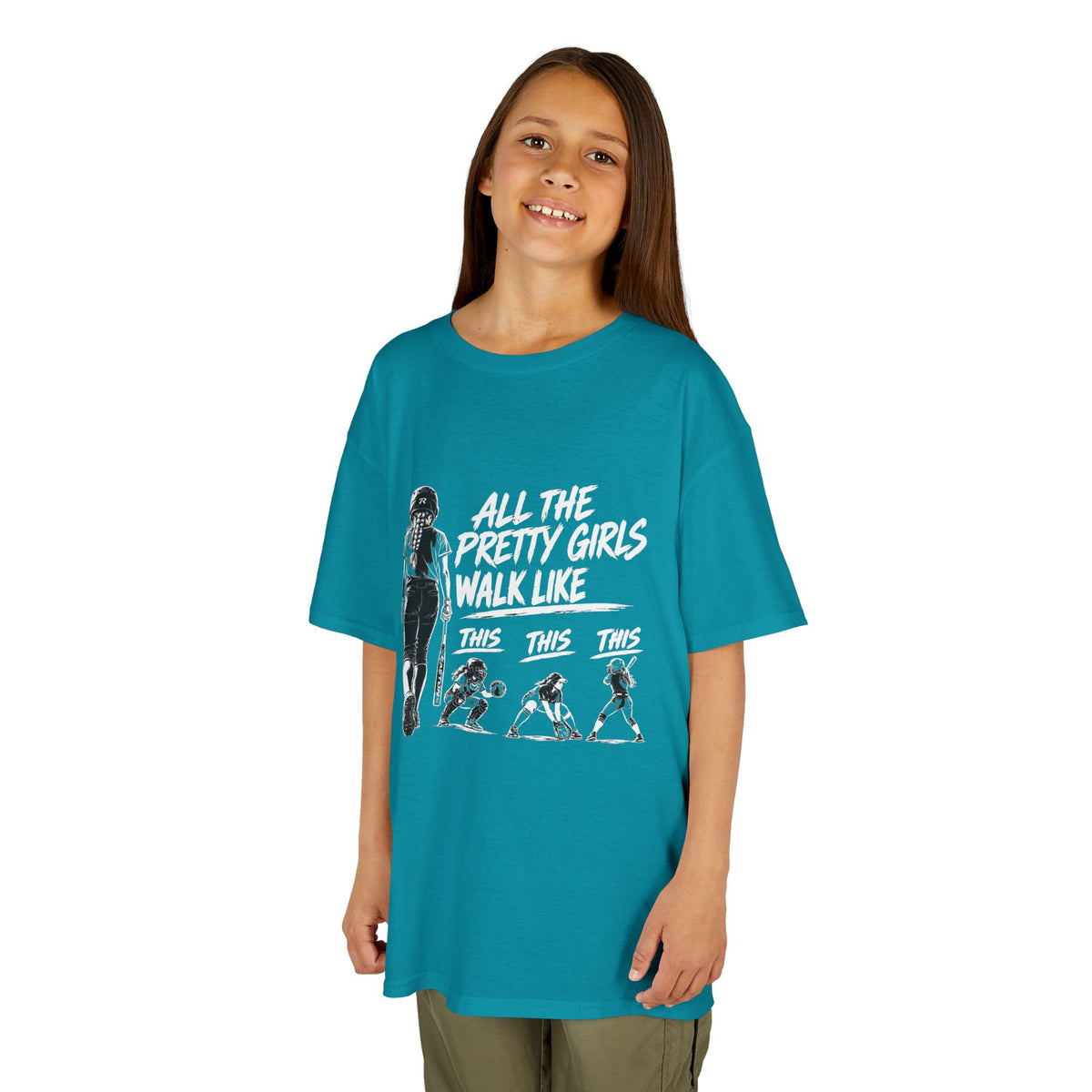 Kids T‑Shirt — “All The Pretty Girls Walk Like”