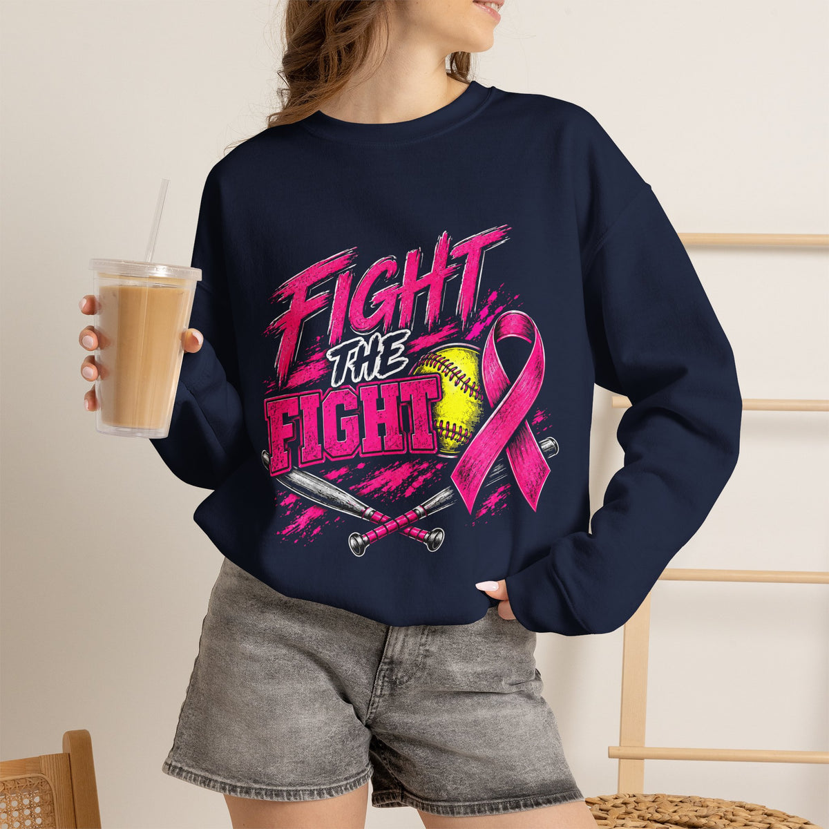 Fight the Fight Breast Cancer Awareness Sweatshirt