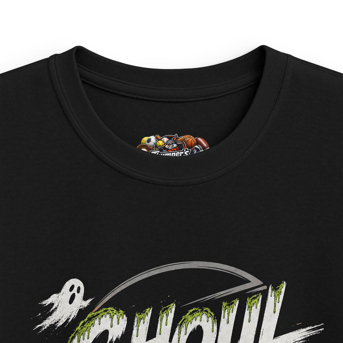 Kids Tee — "Ghoul Squad" Halloween Soccer Ghosts Shirt